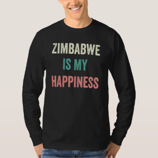 Camiseta Zimbabwe É Minha Felicidade