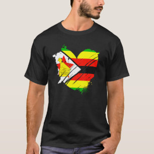 Camiseta Zimbabwe Flag I Love It Is In My Dna Zimbábue