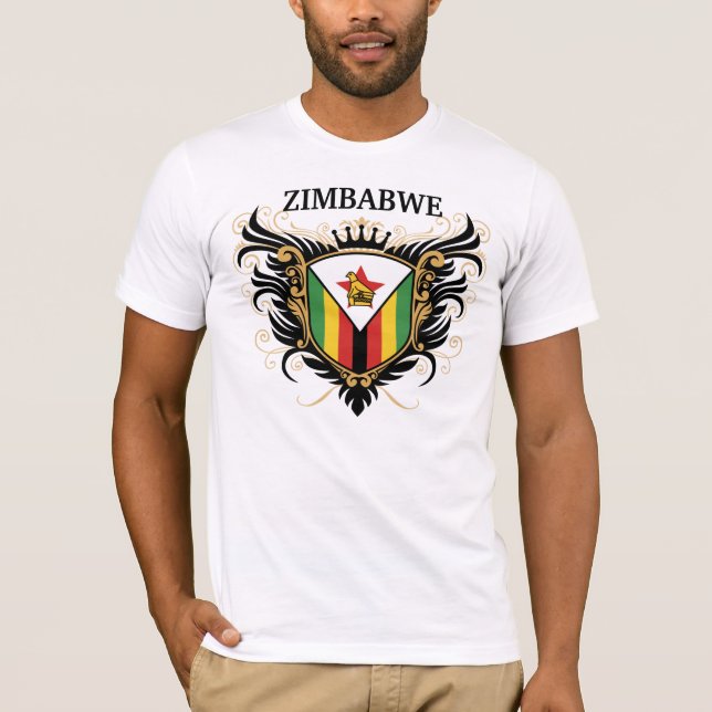 Camiseta Zimbabwe [personalize] (Frente)