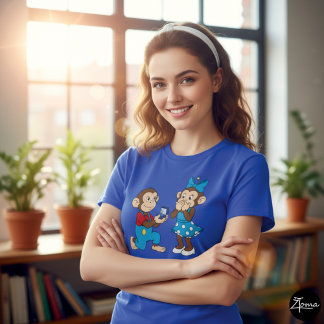 Camiseta Zina e Mimo e a proposta de casamento