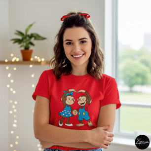 Camiseta Zina, Mimo e o sinal de amor