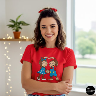 Camiseta Zina, Mimo e o sinal de amor