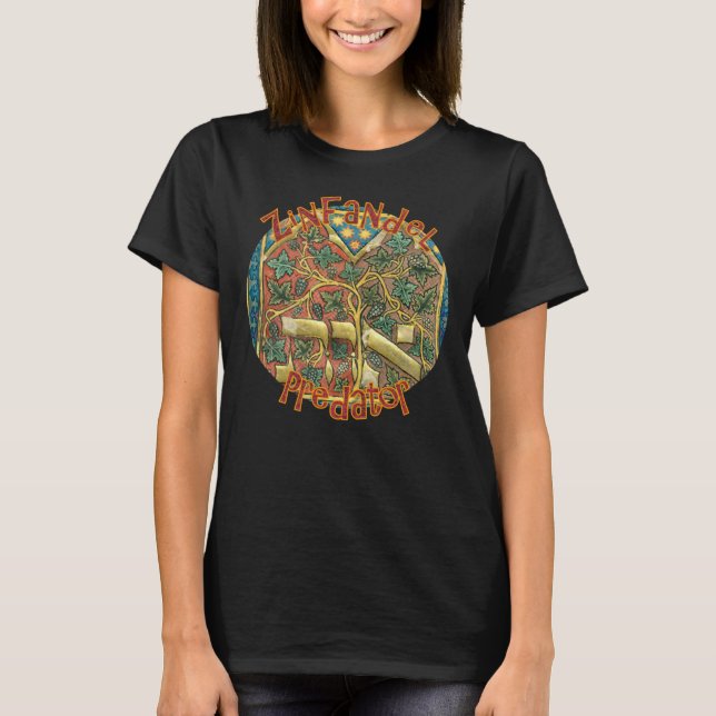 CAMISETA ZINFANDEL PREDATOR TED'S PAGAN TIKI SHACK BAR (Frente)