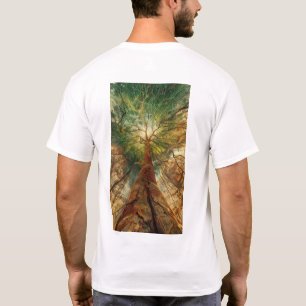 Camiseta Zing Quasar Tree Colorful Energy Universe T Shirt
