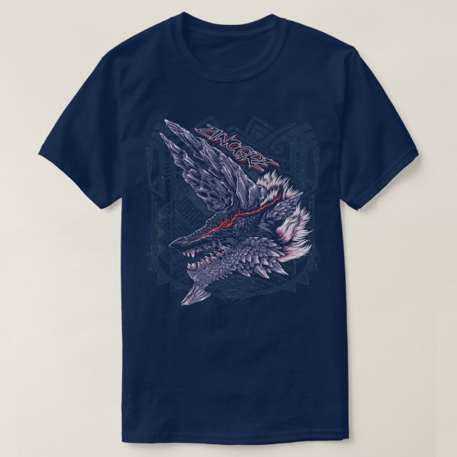 Camiseta Zinogre MHW (Frente do Design)