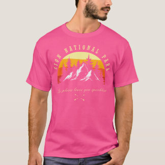 Camiseta Zion National Park Caminhando Homens Mulheres Hike
