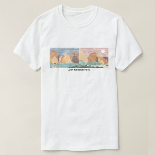 Camiseta Zion National Park T-Shirt (Frente do Design)