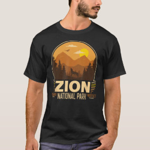 Camiseta Zion National Park Tee Adventure Retro Vintage Hik