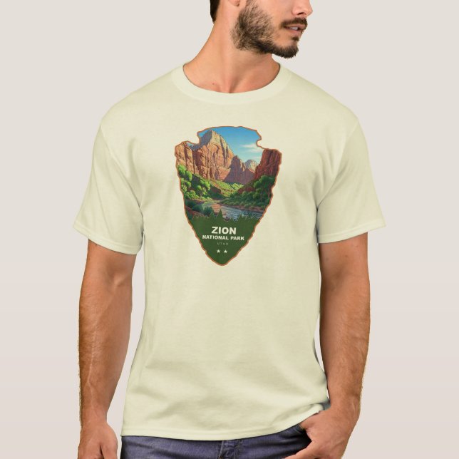 Camiseta Zion National Park Utah Arrowhead (Frente)