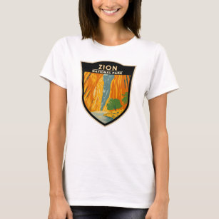 Camiseta Zion National Park Utah Os estreitos Vintage T-Shi