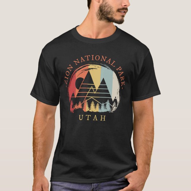 Camiseta Zion National Park Vintage (Frente)