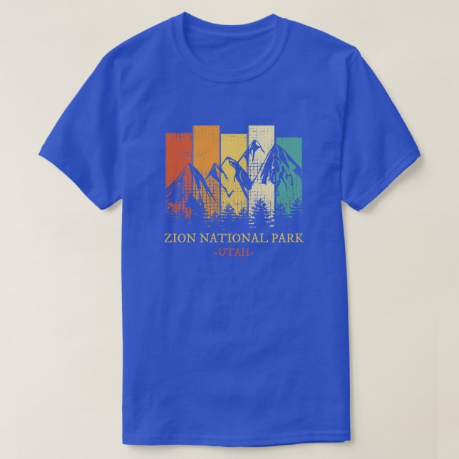 Camiseta Zion National Park Vintage 2 (Frente do Design)