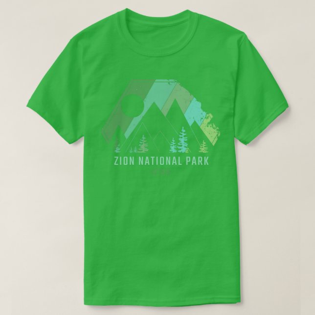 Camiseta Zion National Park Vintage 2 (Frente do Design)