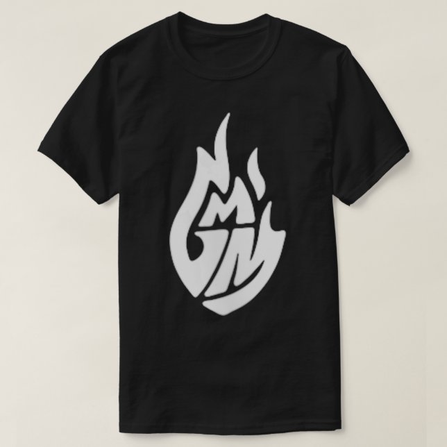 Camiseta Zip do logotipo GMM (Frente do Design)