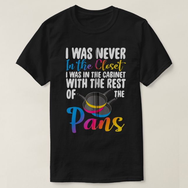 Camiseta Zip Panseual LGBTQ Orgulho Pan Engraçado (Frente do Design)