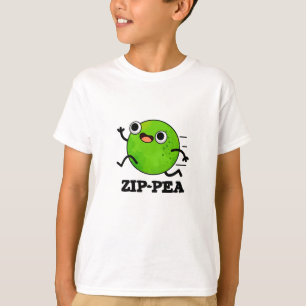 Camiseta Zip-pea Engraçado Zippy Pea Pun
