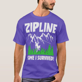Camiseta Zipline torna tudo muito bom aventura
