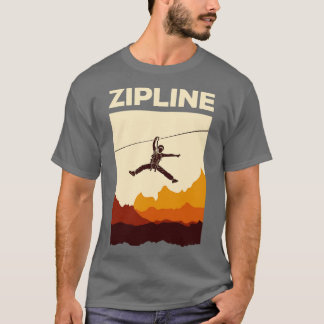 Camiseta Zipline Ziplining Ziplines Com Zipline De Aventura