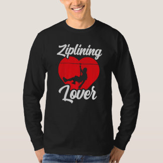 Camiseta Ziplining Hobby Sports Zipline Sayings