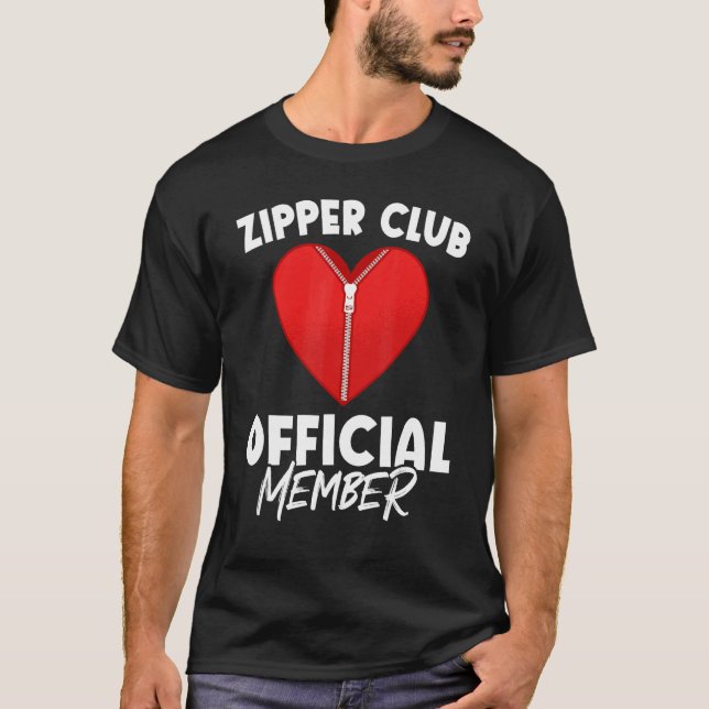 Camiseta Zipper Club Open Heart Surgery Recovery (Frente)