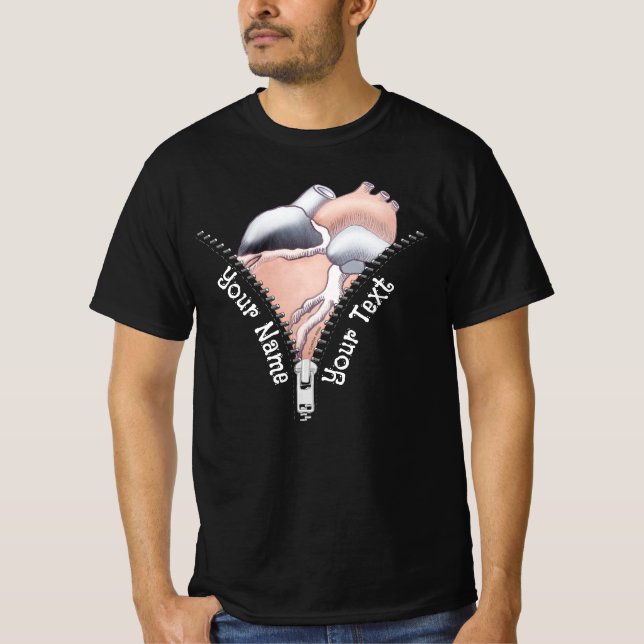 Camiseta Zipper Heart (Frente)