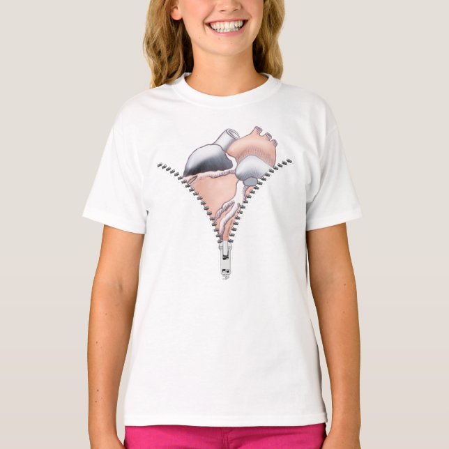 Camiseta Zipper Heart (Frente)