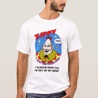 Camiseta Zippy sempre tendo o divertimento