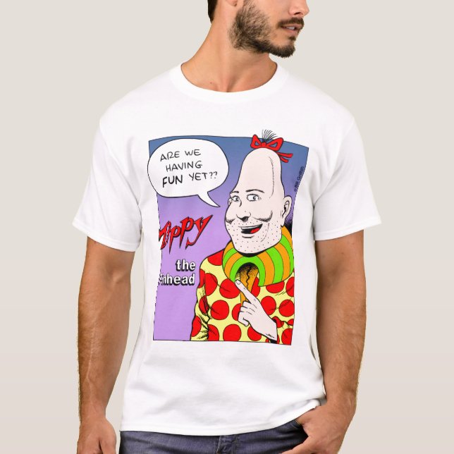 Camiseta Zippy/somos nós que temos o divertimento ainda? (Frente)