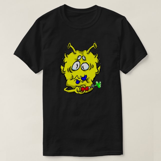 Camiseta Zippy Trippy Alienígena Dazs Toot (Frente do Design)