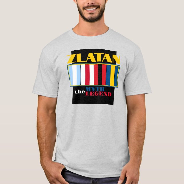 Camiseta "ZLATAN: O Mito, A Lenda" (Frente)