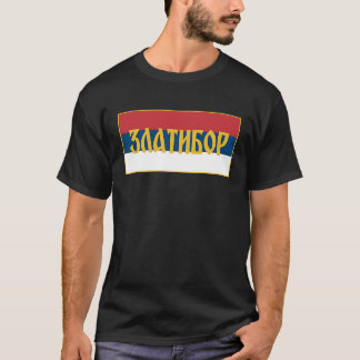 Camiseta Zlatibor Montanha Tornik Bandeira Sérvia