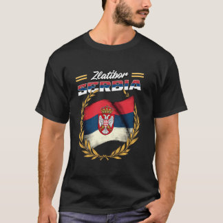 Camiseta Zlatibor Sérvia Souvenir Srbija Bandeira
