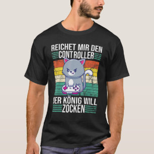 Camiseta Zocken Reichet Mir Den Controller König Ps5 Consol