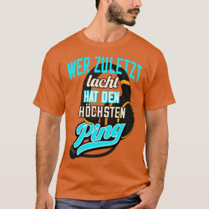 Camiseta Zocker de jogos com ping de nerd