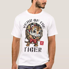 Camiseta Zodiac, Ano Lunar, Gato Chinês Caiaque Asiático