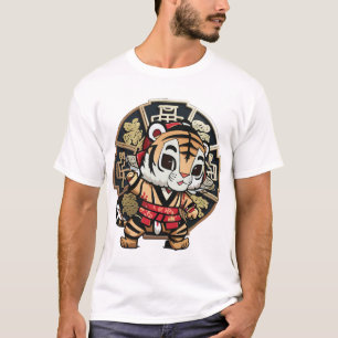Camiseta Zodiac, Ano Lunar, Gato Chinês Caiaque Asiático