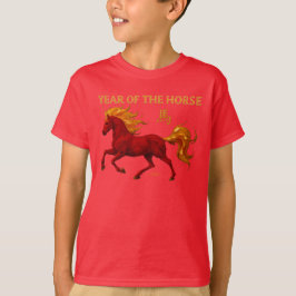 Camiseta Zodiac Chinese New Year 2026 Yang Fire Horse