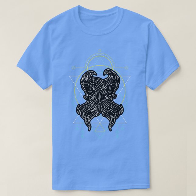 Camiseta Zodiac Gemini (Frente do Design)