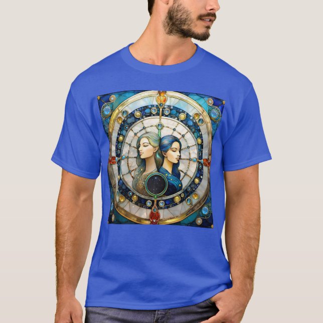 Camiseta Zodiac - Gemini Os Gêmeos (Frente)