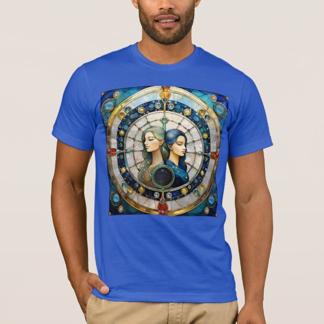 Camiseta Zodiac - Gemini Os Gêmeos (Frente)