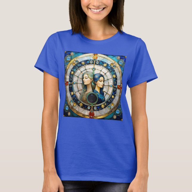 Camiseta Zodiac - Gemini Os Gêmeos (Frente)