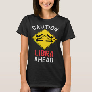 Camiseta Zodiac Horoscope Libra Road Sign Traffic Signal