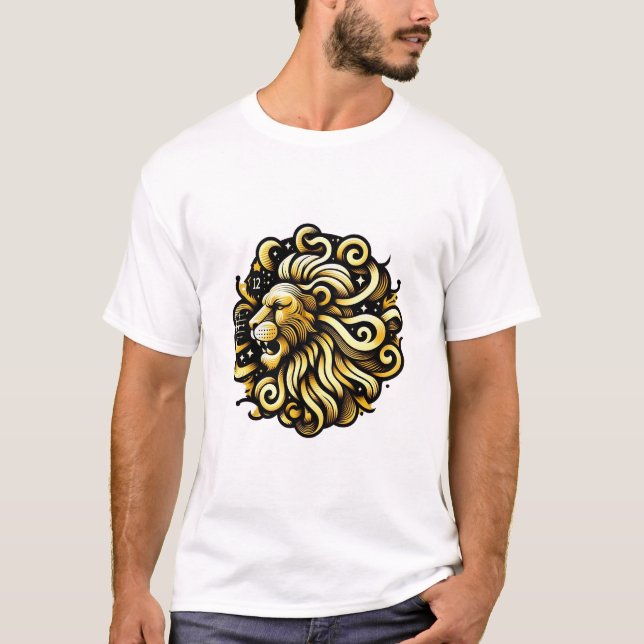 Camiseta Zodiac Leo T-Shirt (Frente)