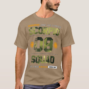 Camiseta Zodiac Majestade Scorpio Squad Camo