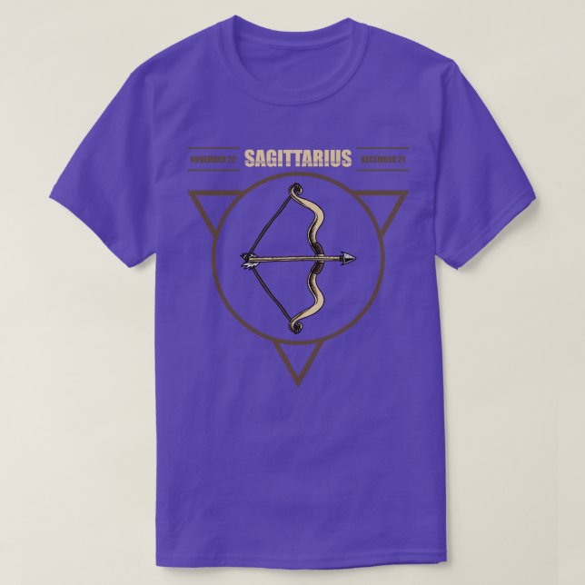 Camiseta Zodiac Sagittarius (Frente do Design)