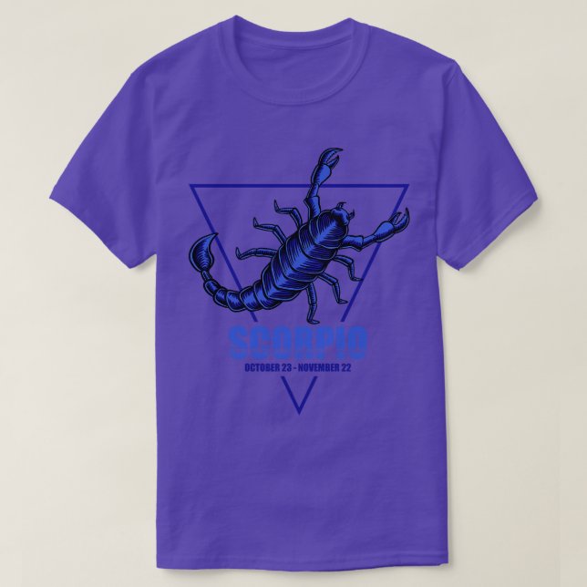 Camiseta Zodiac Scorpio (Frente do Design)