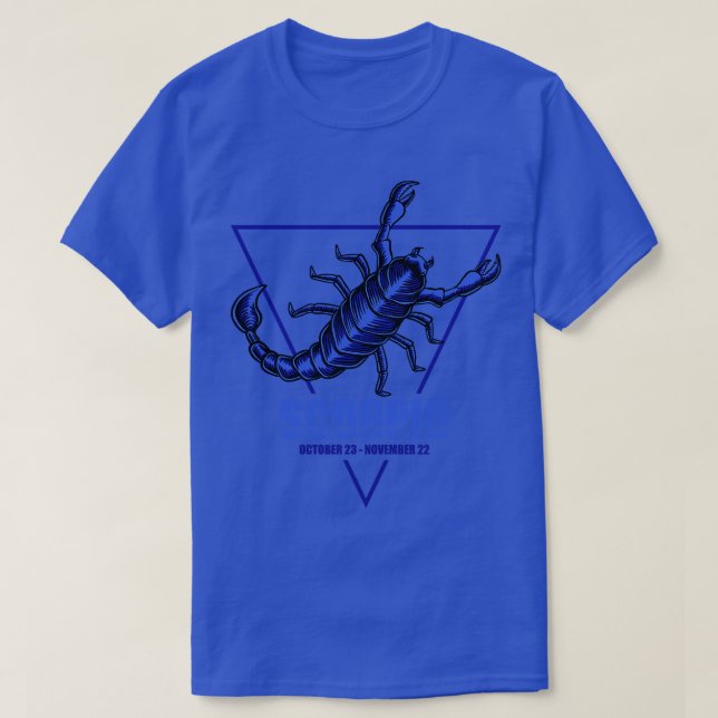 Camiseta Zodiac Scorpio (Frente do Design)