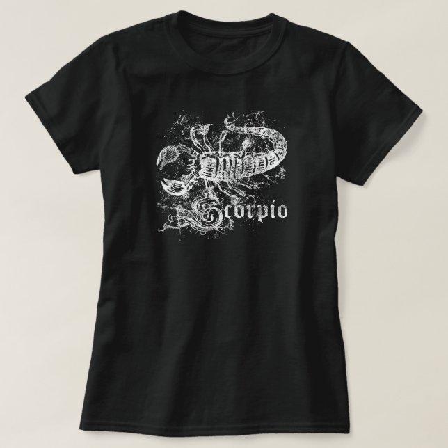 Camiseta Zodiac Scorpio (Frente do Design)