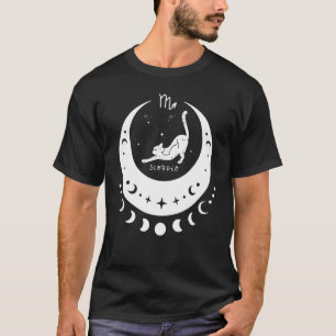 Camiseta Zodiac Scorpio Horoscope Sinal de astrologia Gato 