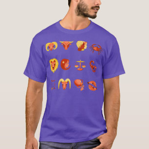 Camiseta Zodiac Sinais Halloween Astrologia do Horoscópio Z